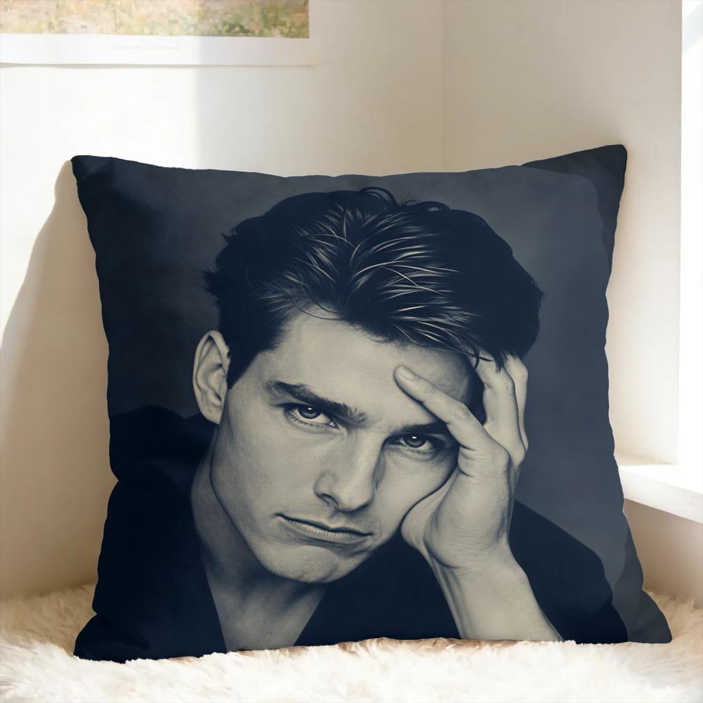 Tom C-Cruises Actor Pillowcases  Morden Pillow Case For Sofa Bedroom Home Decor Design Pillow Cover