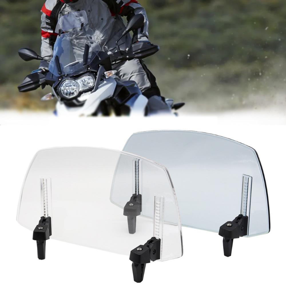 Adjustable Motorcycle Windshield for Kawasaki, Honda, BMW, Yamaha & Suzuki