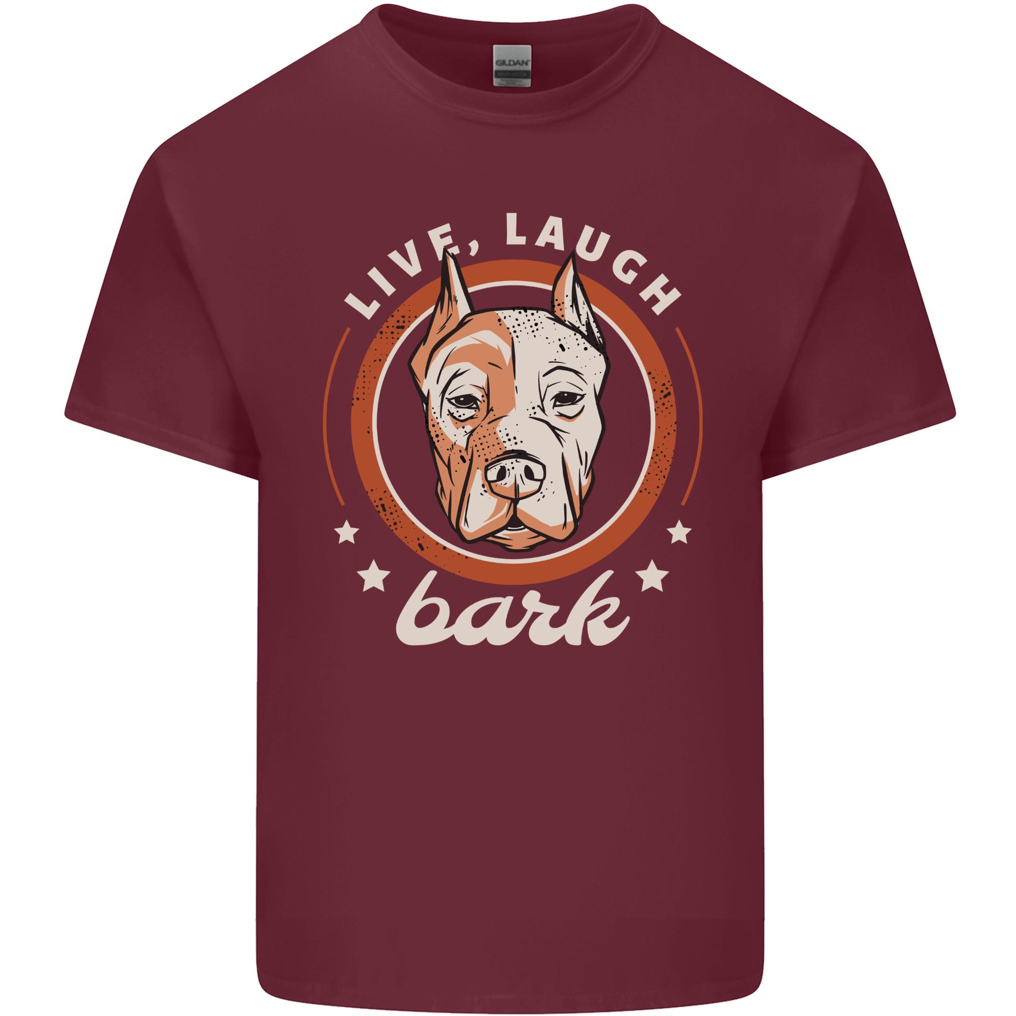 Dogo Argentino Live Laugh Bark Dog Unisexs Light Cotton TShirt S