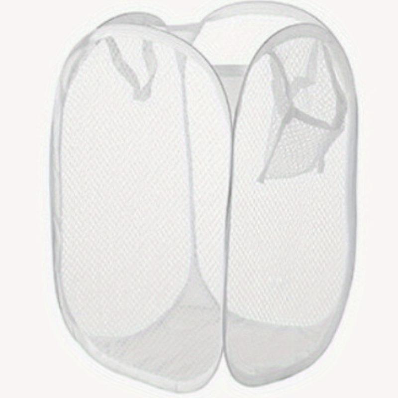 Foldable Laundry Basket Large Capacity Dirty Clothes Hamper Mesh Washing Bin Portable Clothes Storage Organizer Bedroom Bathroom