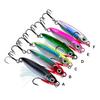 Leurre de pêche au jigging avec hameçon, appât réaliste pour la pêche à la traîne, eau douce et salée, 4 cm/7 g, 5,5 cm/15 g, 6,1 cm/20 g, 7,1 cm/30 g