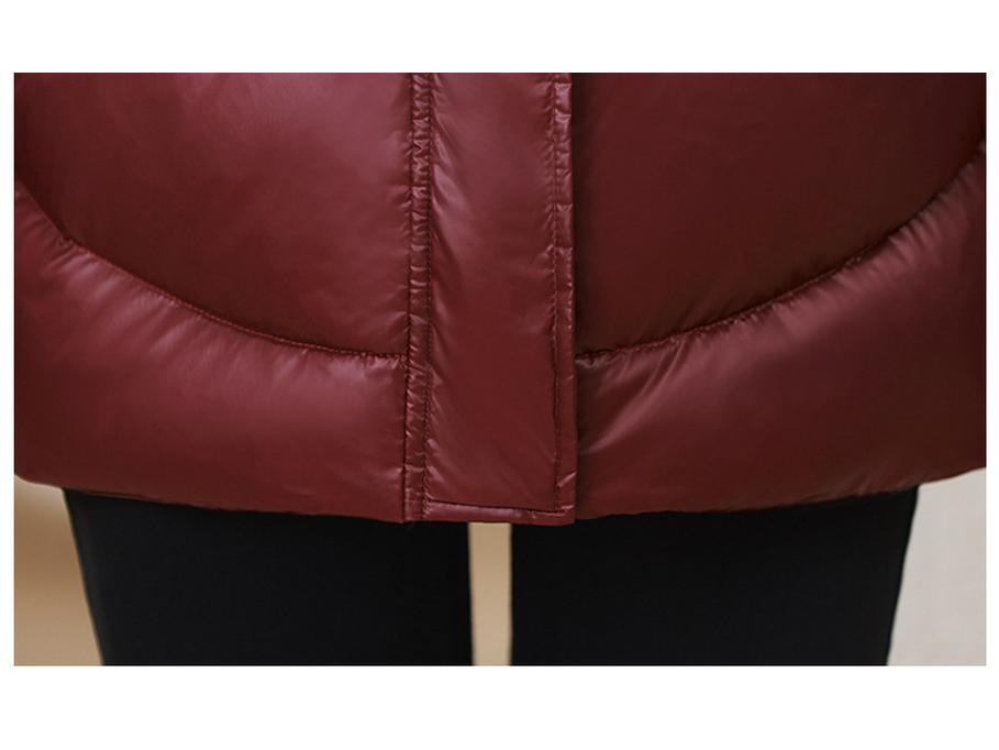 2024 Stylish Winter Short Down Jacket for Middle-Aged Women - Loose, Age-Reducing Cotton-Padded Coat