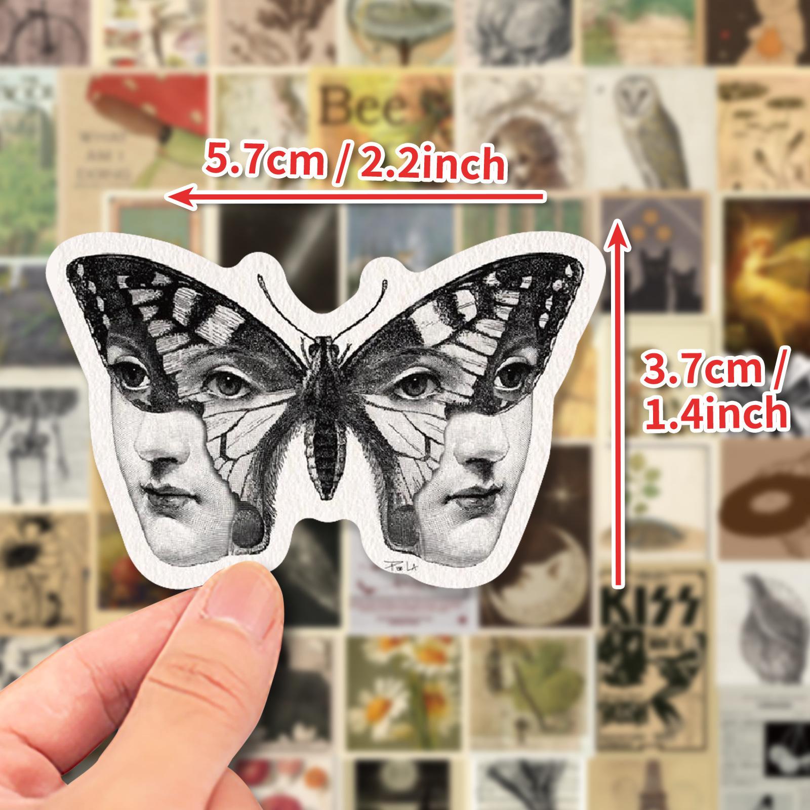 

50 Европейских и Американских Ретро Постеров Ностальгический Справочник Декоративные Наклейки Бабочка DIY Чемодан Блокнот Граффити Наклейки