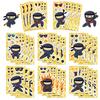 8 Cartoon Ninja Face Swap Collage Hands-on DIY Handbook Mobile Phone Case Decoration