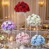 Uflower 30/40cm Artificial Rose Flower Ball DIY Wedding Centerpiece Table Home Party Decor Fake Flower Arrangement