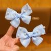 2 Blue Bow Hair Clips and Hair Accessories Suitable for Daily Use