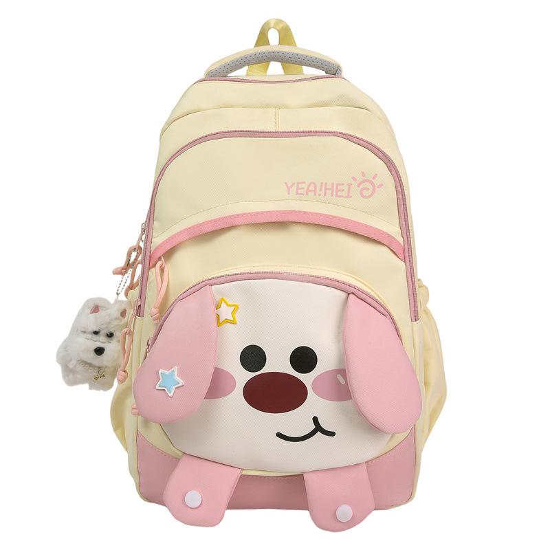 Schoolbag New Japanese Ins High Value Fresh and Sweet Original Style Cute Dog Backpack Female Lightweight Large Capacity Backpack
