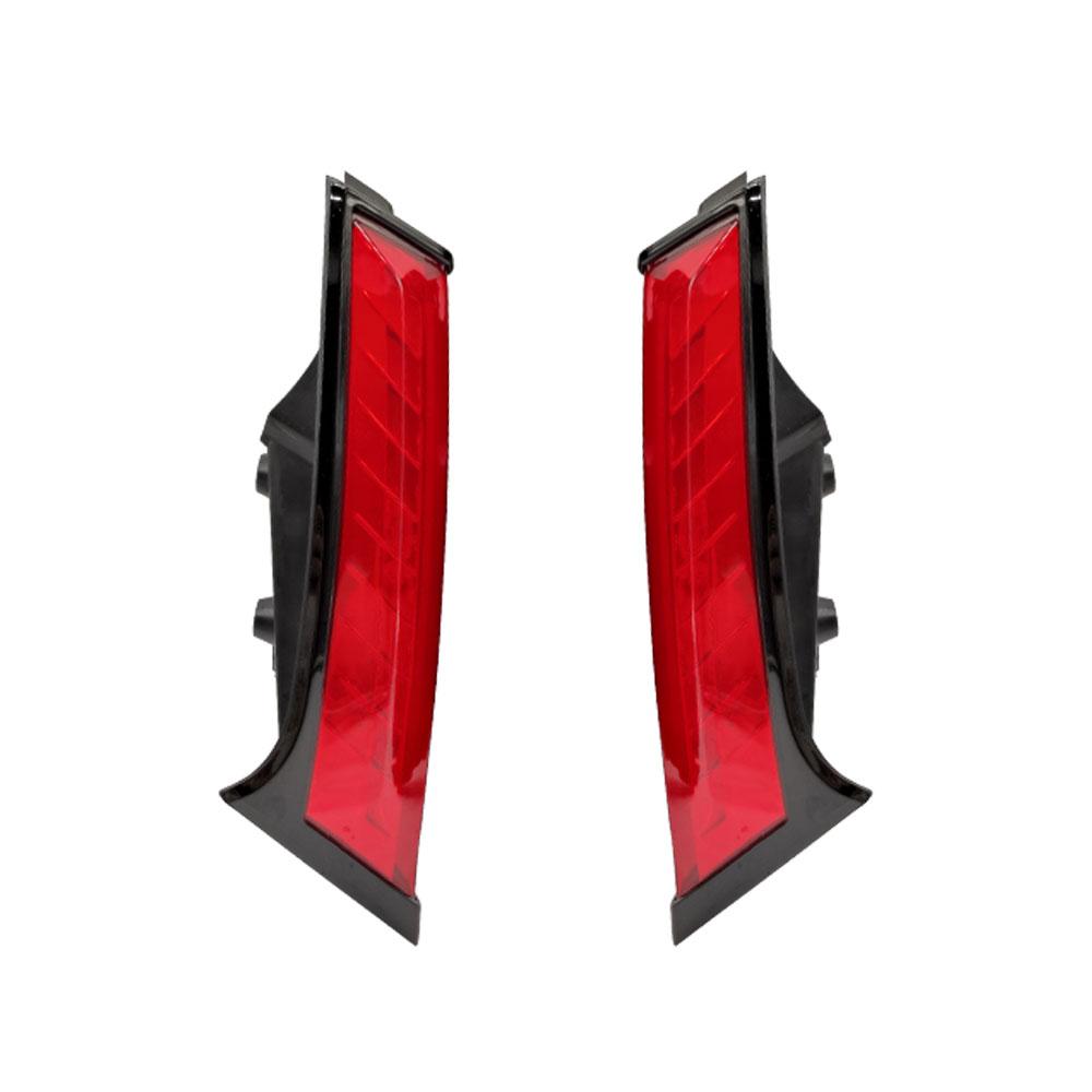 2PCS For Nissan Xtrail X-trail X trail Rogue 2014 - LED DRL Rear Bumper tail light fog lamp Brake Lights Signal lamp