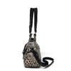 Vintage Leopard Schultertasche Damen Handtasche