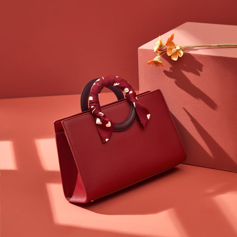 High Sense Atmospheric Women'S Red Bridal Wedding Bag Large Capacity Messenger Women'S Bag Daily Available