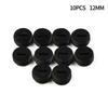 10Pcs 12/13mm Carbon Brush Holder Cap Brushes Cover Black Plastic Screw Carbon Brush Holder Cap For Electric Drill Angle Grinder