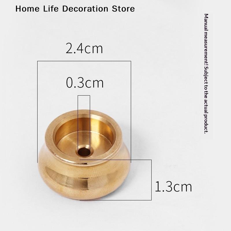 Buddhismus Räuchergefäß Messing Räucherduft Herstellung Mini Traditionelle Form Räucherhalter Für Yoga Meditation Raumduft