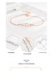 Versatile Zircon Star Bracelet for Women - Personalized Five-Star Design, Perfect for High-End Christmas or Birthday Gift