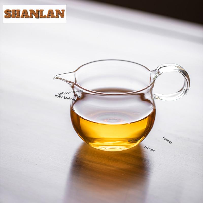 150ml High Borosilicate Glass Tea Pitcher Tea Divider Cha Hai Dispenser Justice Cup Fair Mug Tea Items Ornaments Accessories