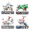 Building Blocks Airplane Assembly Toy Aviation Model Puzzle Fun For Children
