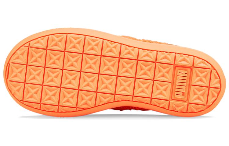 Women's Sneakers Puma Wmns Suede Mayu Slip-On 'Teddy - Neon Citrus'