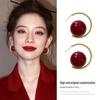 French Retro Earrings: Luxurious, Simple, High-End Design for Women