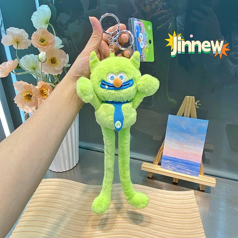 A Level Working Monster Plush Pullout Plush Pendant For Backpack Decor Gift