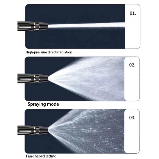 High-Pressure Car Wash Water Sprinkler with Booster Nozzle, High-Pressure Home Car Wash Water Sprayer & Hose Set, Multifunctional Lawn & Garden