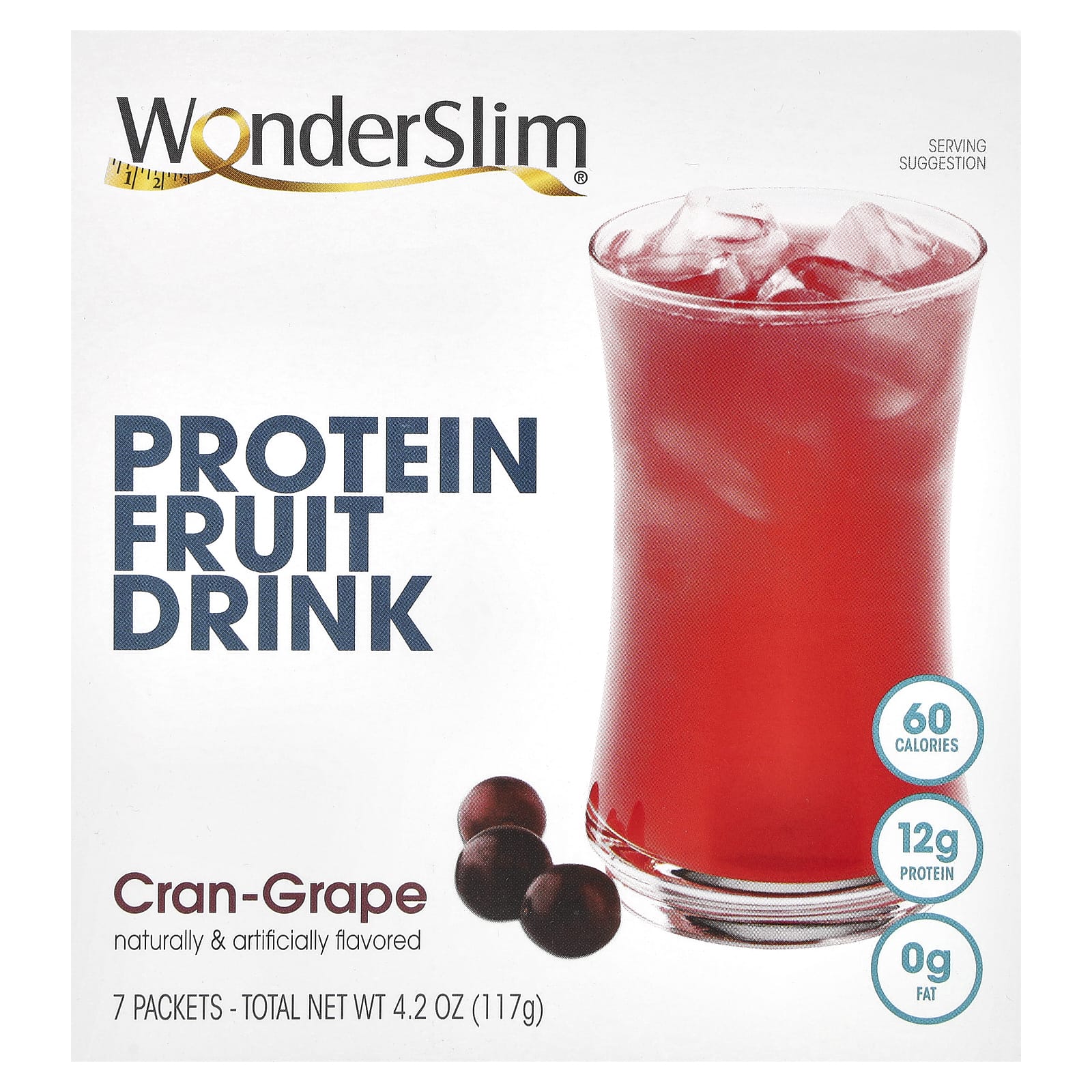 

Protein Fruit Drink, Cran Grape, 7 Pack, 17G Each