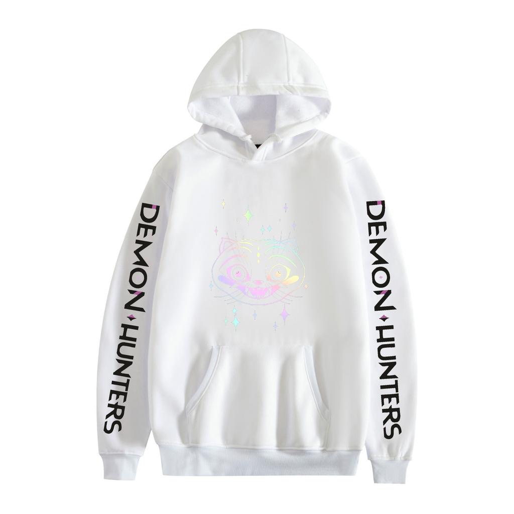KPop Demon Hunters Cartoon Hoodie Sweatshirt Anime Printed Cool CARTOON Pullover Hooded Unisex
