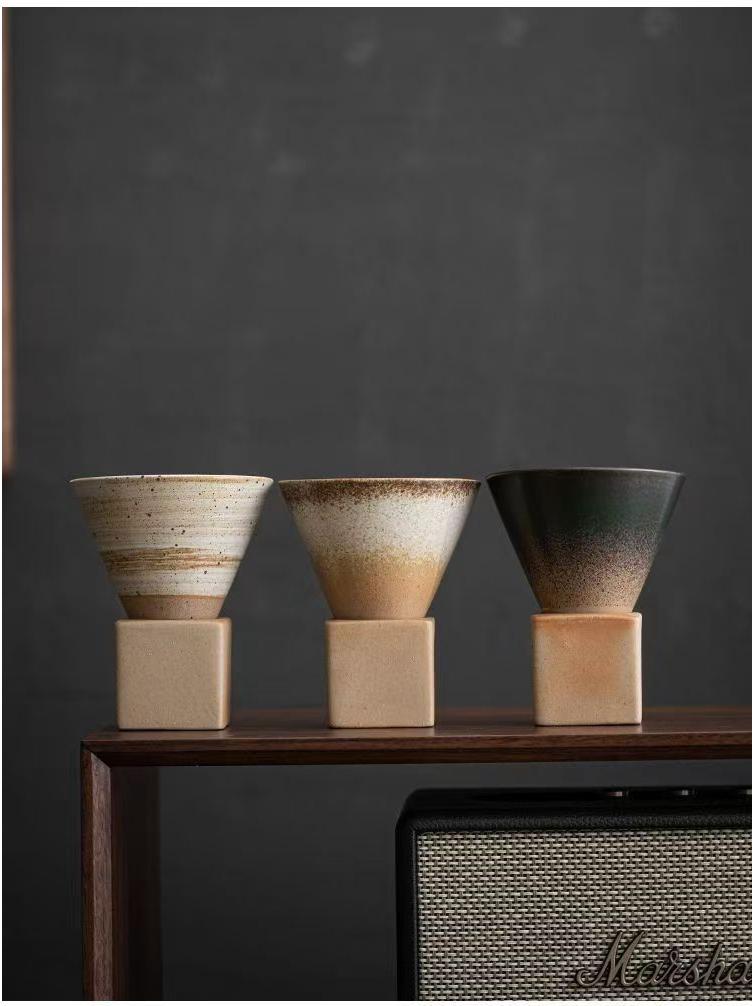 Japanese Retro Ceramic Latte Art Mug