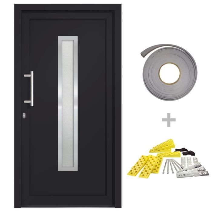 VidaXL Front Door Anthracite 108x208 Cm