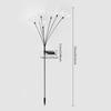 2pcs Outdoor Solar Jellyfish Light, 7 LED Fiber Optic Pathway Lights , for Courtyard, Garden, Villa, Lawn, Waterproof Camping