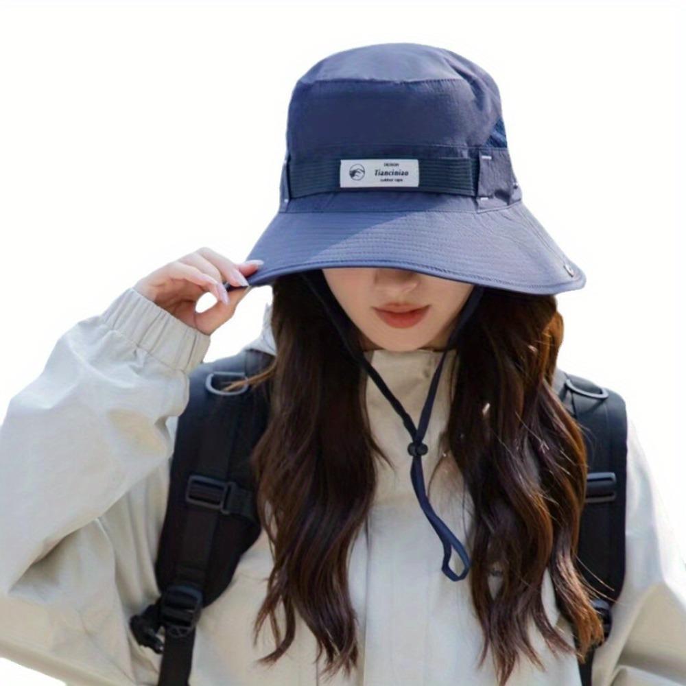 Spring Summer Korean Fashion Outdoor Fisherman Hat - Casual Sun Protection Pot Hat, for Camping Hiking Mountaineering