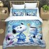 Cute Cartoon Snoopy Bedding Sets Exquisite Bed Supplies Set Duvet Cover Bed Comforter Set Bedding Set Luxury Birthday Gift