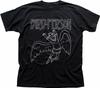 Bird Person Black Printed T-shirt 9256