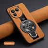 For Magsafe Wireless Charging Cover For Realme GT 8 Pro PU Leather Shockproof Ring Stand Holder Phone Case For Realme GT8Pro