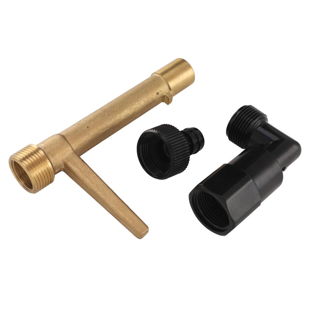 Brass Quick Coupler Wrench for Garden Hose, Underground Irrigation Tool, Easy Installation, Quick Access To Water, Wide Application
