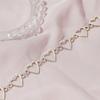 Women's Necklace Alloy Hollow Heart-shape Pendant Silver Necklace