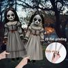 2Pcs Halloween Horror Dolls Yard Signs Realistic Gothic Garden Stakes Festivals Spooky Dolls Creepy Party Decoration