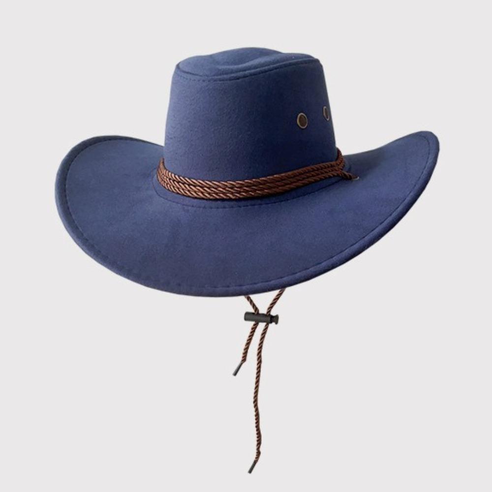 Women Men Western Cowboy Hats Felt Hat Fedora with Upturned Brim and Faux Silver Accents Wide Brim Fedoras Hat Ethnic Style