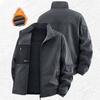 Beidseitig tragbare lässige Herrenjacke M-5XL Arbeitskleidung Trendige leichte Winterjacke Lockere Passform Stormtrooper Dickes Fleece Warm Wendemantel