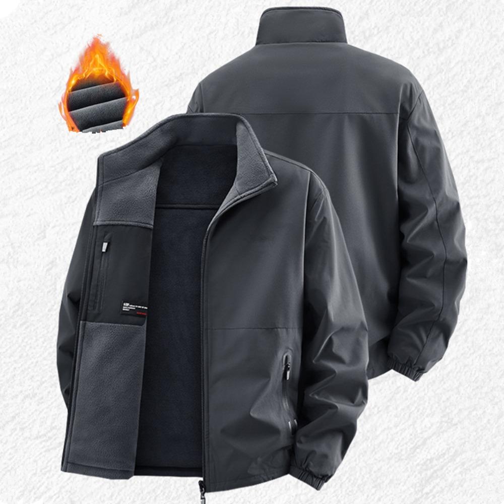 Beidseitig tragbare lässige Herrenjacke M-5XL Arbeitskleidung Trendige leichte Winterjacke Lockere Passform Stormtrooper Dickes Fleece Warm Wendemantel