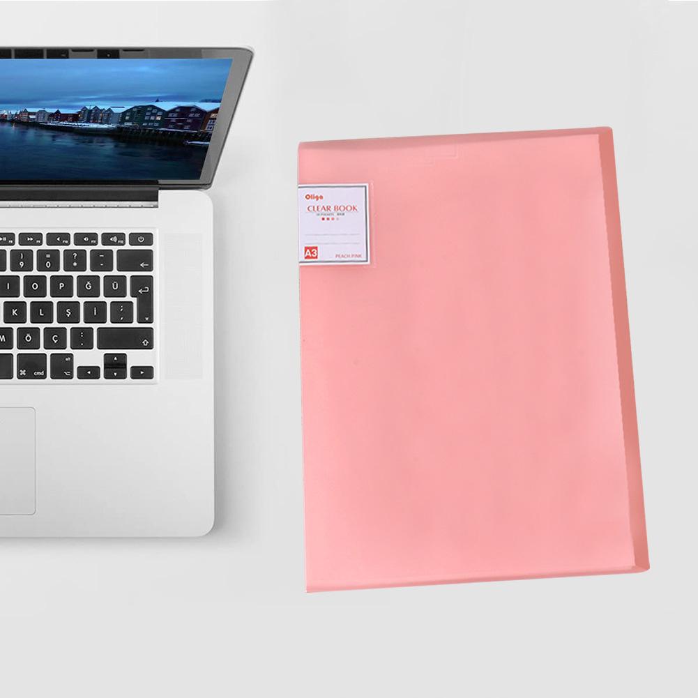 New A3 30 Pages Storage File Folder Diamond Painting Transparent Album Book Cover Large Photo Album Book Diamond Painting Holder