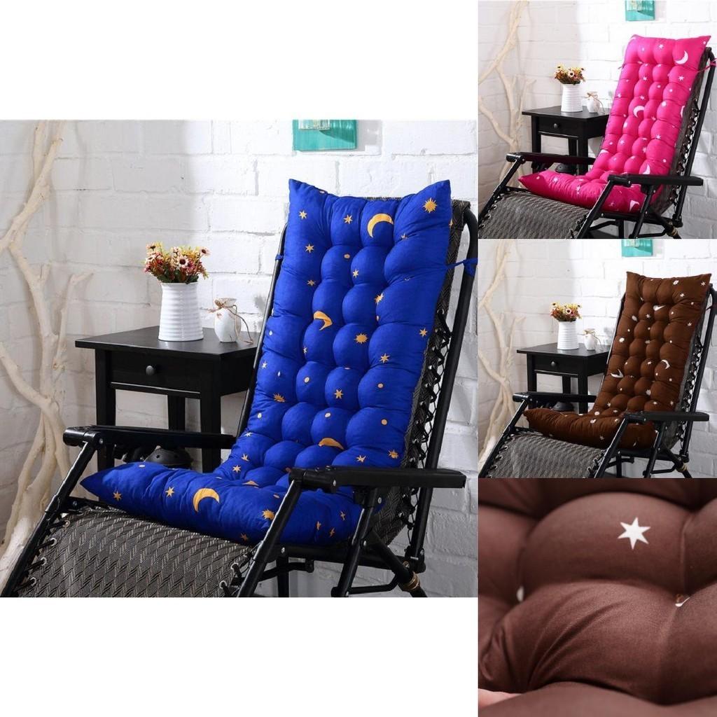 Premium Garden Rocking Chair Pad With Thick Padding And Star Moon Pattern