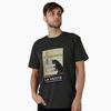 Camiseta Casual Vintage Francesa com Ilustração de Gato Absinto Marca de Luxo Masculina e Feminina Top