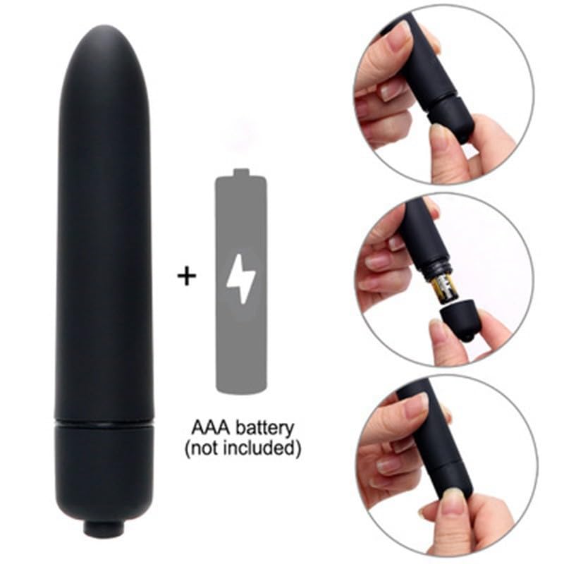10 Levels of Vibration Cordless Handy Massager Small Electric Massage Mini Electric Massager Waterproof Strong Vibration Quiet Battery Operated