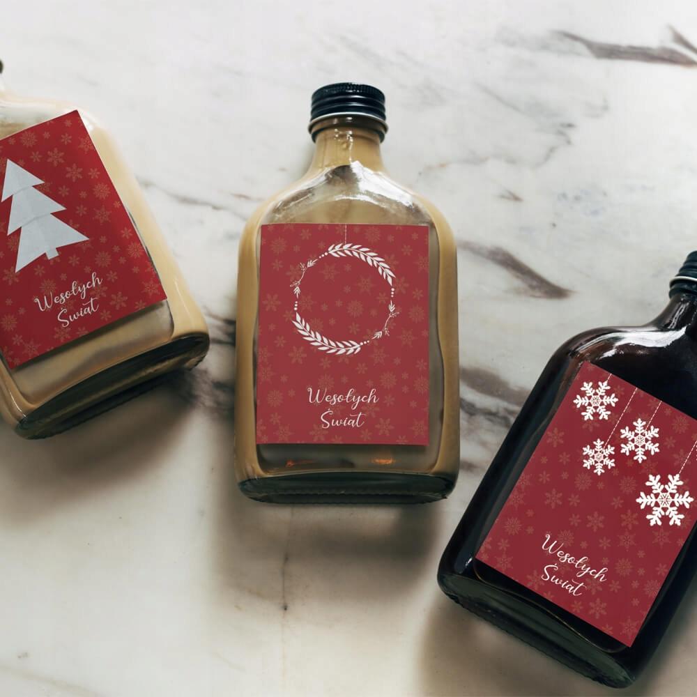 10x CHRISTMAS LABELS for Alcohol Bottles