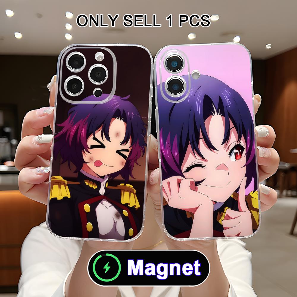 Mato seihei Yakumo Ezo Clear TPU Magsafe Mobile Phone Case for iPhone 17 16 15 14 13 12 11 Air Pro Max Plus Mini Colorful Cover