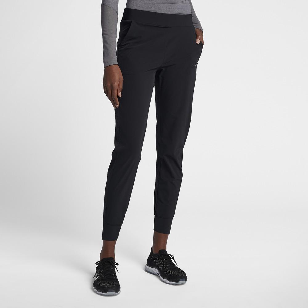 Nike Bliss Lux Training Fitness Stretch Straight Leg Mid Rise Knitted Sports Pants Women Bottoms 933679-010