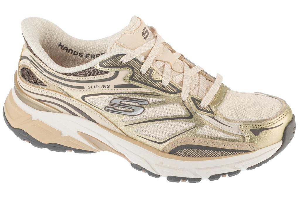 Skechers Slip-Ins: Stamina Sport, Womens Beige Sneakers