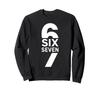 67 SIX SEVEN Minimal Typography Birthday Number Art Sweatshirt