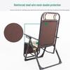 Folding Bamboo Rocking Chair: Lounge & Nap Chair for Elderly - Versatile Rattan Chair for Balcony Leisure, Mahjong, or Relaxation.