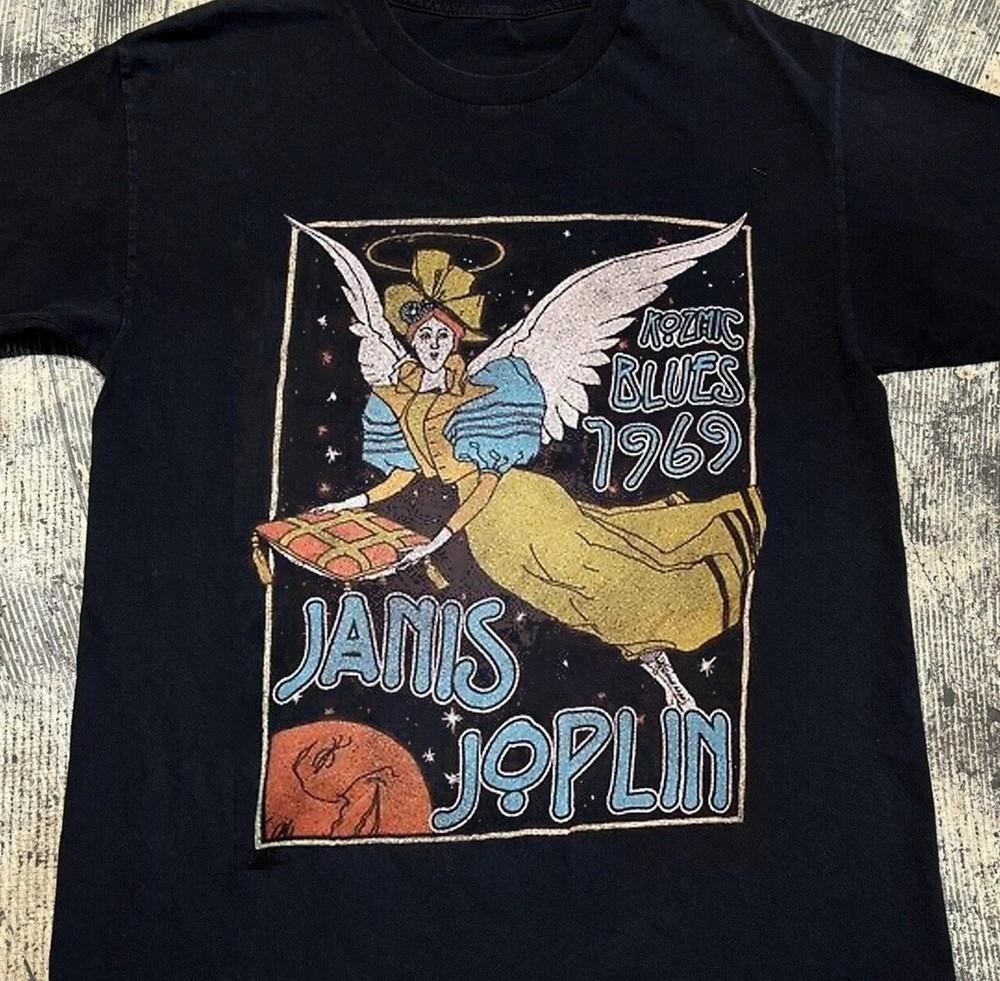 Rare Kozmic Blues Janis Joplin Black  S to 5XL Unisex Shirt ZL317 Unisex T-Shirt XXL