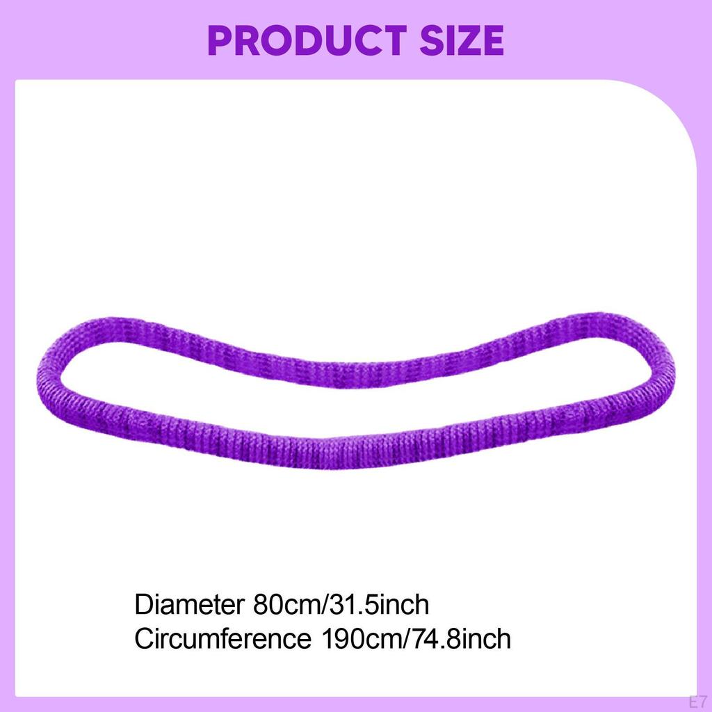 Foldable Fitness Hoop Abdomen Circle Sports Quiet Entertainment Portable Spring Workout